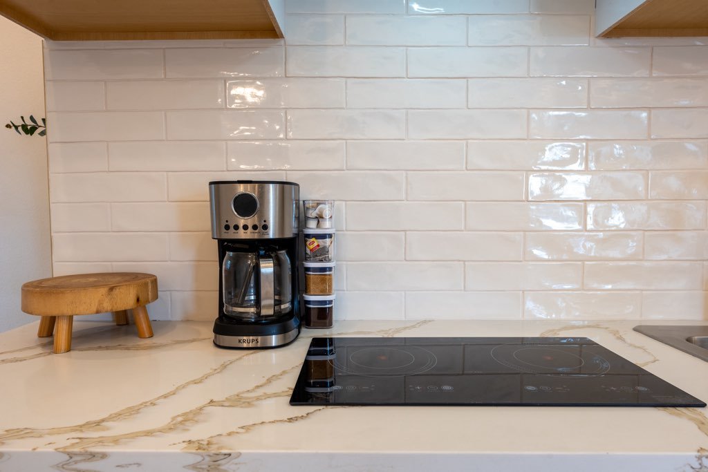 ADU kitchen backsplash